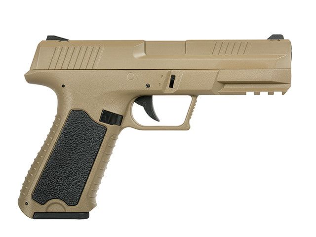 Пістолет Cyma Glock 18 custom AEP CM.127S Mosfet Edition - TAN [CYMA] (для страйкболу) FB4090 фото