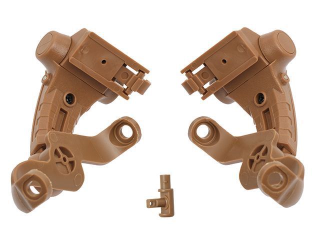 Набір адаптерів-кріплень Earmor M16 для навушників M31/M32 - Пісочний (Tan) [EARMOR] 37027_tw фото
