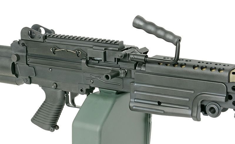 Репліка легкого кулемета FN M249 MKII SAW [A&K] 249-PARAP_tw фото