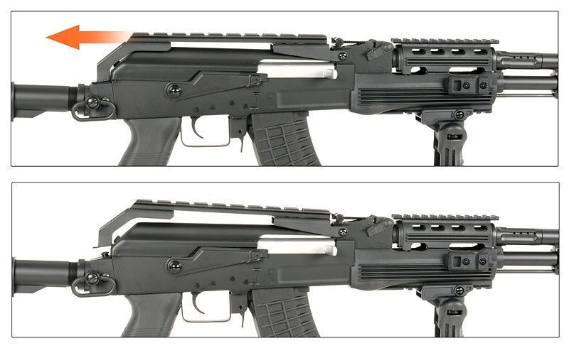 Автомат привод для страйкбола АК-74М , AKS 74 CM.039C CYMA FB2357_BR фото
