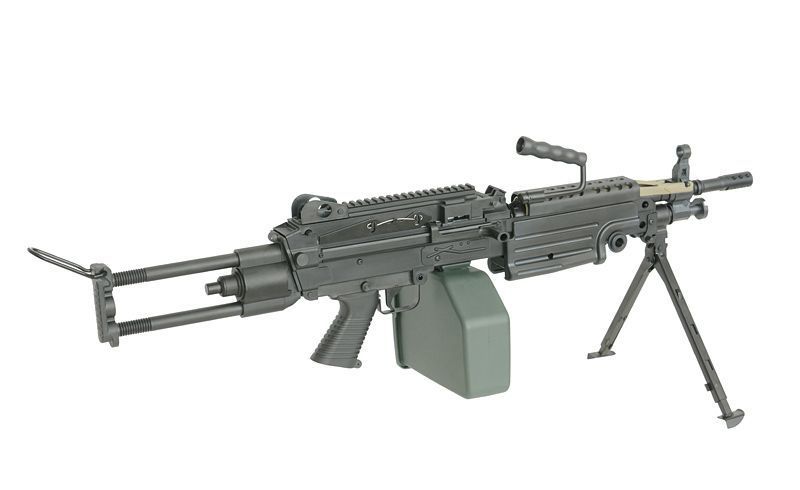 Репліка легкого кулемета FN M249 MKII SAW [A&K] 249-PARAP_tw фото