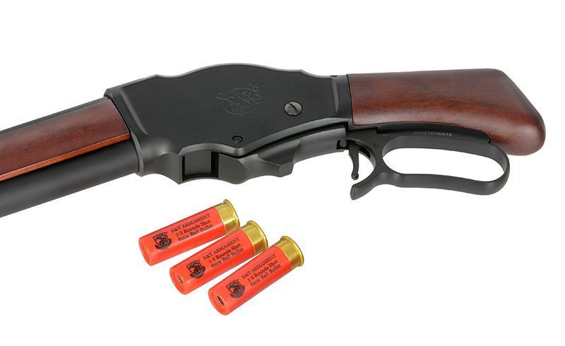 Рычажный дробовик S&T M1887 Short Lever Action - Real Wood STGS07S_tw фото