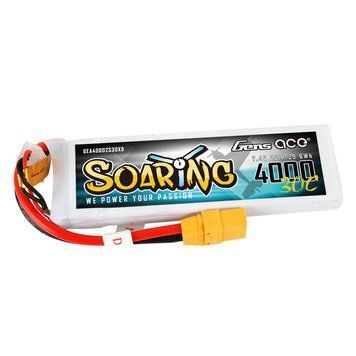 Gens ace Soaring 4000mAh 7.4V 30C 2S1P Lipo акумулятор Pack with XT90 plug GEA40002S30X9_gs фото
