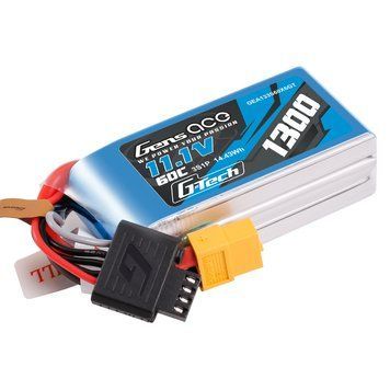Gens Ace G-Tech 1300mAh 11.1V 60C 3S1P Lipo аккумулятор Пакет с XT60 вилкой GEA133S60X6GT_gs фото