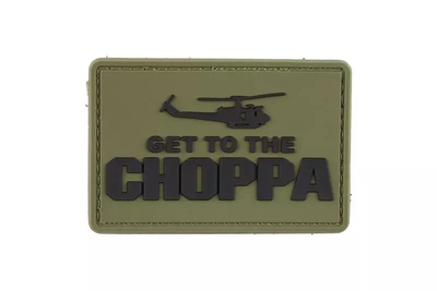 Нашивка 3D - Get to the Choppa - Olive [GFC Tactical] GFT-30-018033 фото