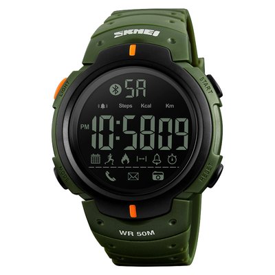 Часы, смарт-браслет Skmei 1301, армейский зеленый, в металлическом боксе 175-1098-green_b_m фото