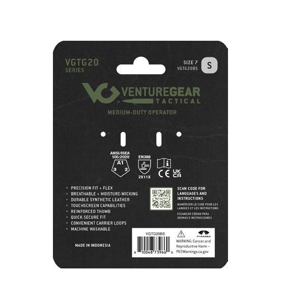 Тактичні рукавиці Venture Gear Tactical VGTG20 Medium-Duty Operator, пісочні, розмір S (7) VGTG20TS фото