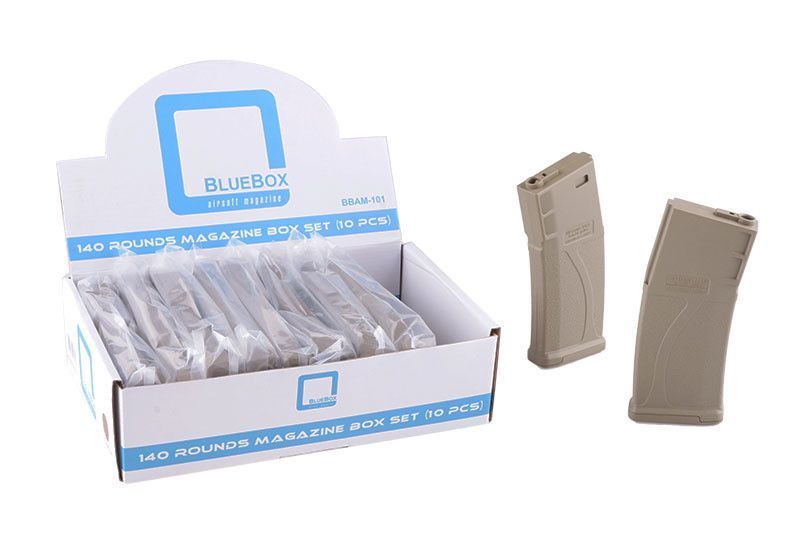 [BLUEBOX] Магазин на 140 кульок M4/M16 &ndash; TAN [GUARDER] (для страйкболу) KR34283 фото