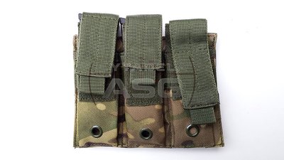 Tactical Army - Потрійний підсумок для трьох пістолетних магазинів - Multicam 008192 фото