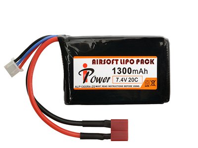 Акумулятор Li-Po 1300mAh 7,4V 20C - DEANS [IPower] (для страйкбола) IP-LIPO-018-TC фото