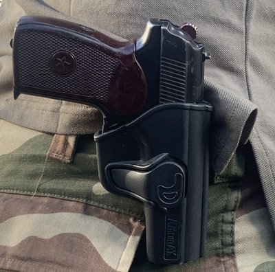 Кобура для пистолета Макарова ПМ - Black [Amomax] AM-MAKG2 фото