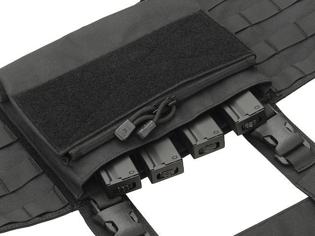 Четверна вставка-підсумок у плитоноску для магазинів MP5/SMG - чорна [8FIELDS] M51613233-BK_tw фото