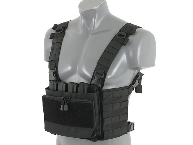 Четверна вставка-підсумок у плитоноску для магазинів MP5/SMG - чорна [8FIELDS] M51613233-BK_tw фото