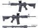 Автомат King Arms M4-S1 CAA AEG металлический &mdash; чёрный / Carbine 41898_evk фото 3
