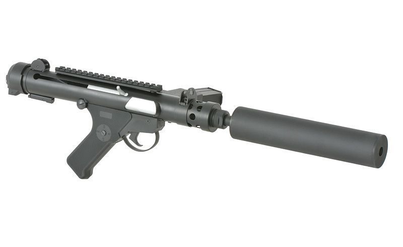 Страйкбольна репліка пістолета-кулемета MK7 Sterling - Чорна [S&T] STAEG66MK7_tw фото