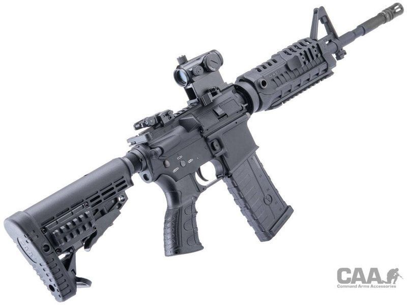 Автомат King Arms M4-S1 CAA AEG металлический &mdash; чёрный / Carbine 41898_evk фото