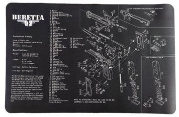 Килимок для миші Beretta m92 WADSN WA2010_ct фото