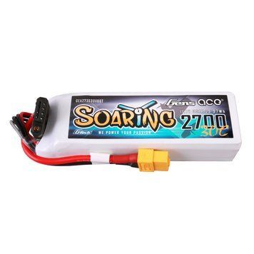 Gens ace G-Tech Soaring 2700mAh 11.1V 30C 3S1P LiPo акумулятор Pack with XT60 Plug GEA273S30X6GT_gs фото