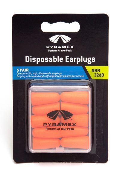 Беруши Pyramex DP1000 упаковка 5 пар в кейсе (защита слуха NRR 32 дБ) PM-EAR5C-DP1000 фото