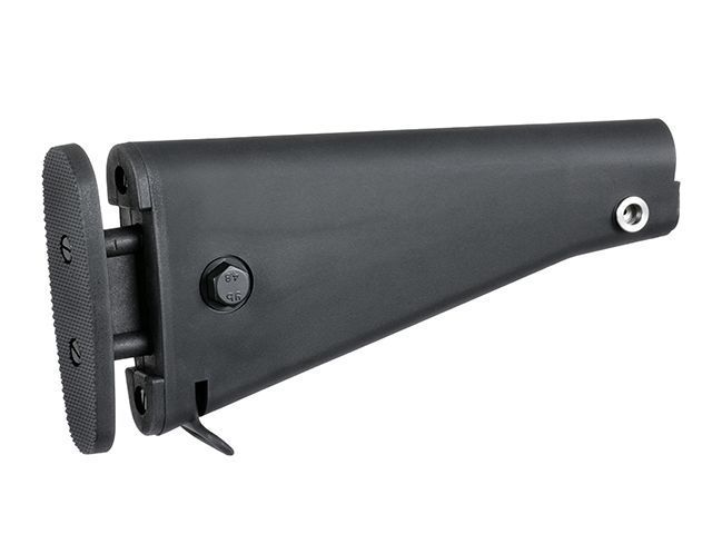 Регулируемый фиксированный приклад для SR-25/AR-15/M4 &ndash; Черный [CYMA] FBP1793_tw фото
