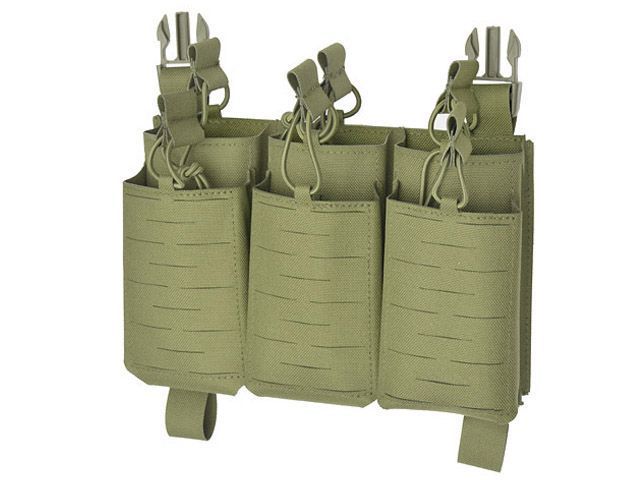 Передняя панель Buckle Up Laser-Cut на 6 магазинов AR15/AK &ndash; масло [8Fields] M51613287-OD_tw фото