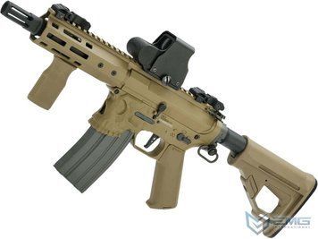 Автомат EMG / Ares Sharps Bros M4 Jack 7\" SBR AEG &mdash; песочный 70410_evk фото