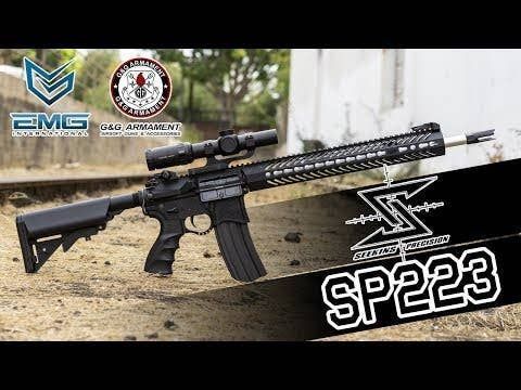 Автомат EMG Seekins Precision SP223 AEG &mdash; Keymod &mdash; чёрный 66586_evk фото