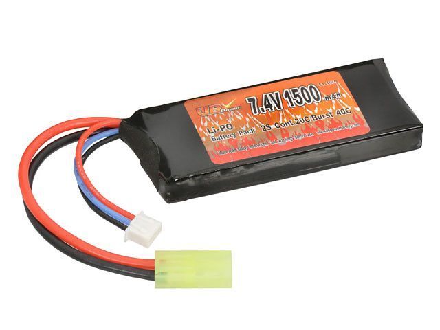 Аккумулятор Li-Po 1500 mAh 7,4V 20/40C [Victory Battery] (для страйкбола) VL201574 фото