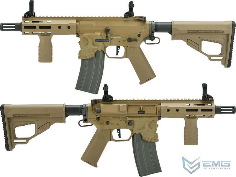 Автомат EMG / Ares Sharps Bros M4 Jack 7\" SBR AEG &mdash; песочный 70410_evk фото