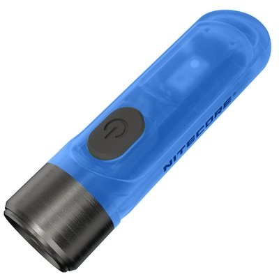 Фонарь наключный Nitecore TIKI GITD Blue (Osram P8 + UV, 300 люмен, 7 режимов, USB), люминесцентный 6-1385_GITD_blue фото