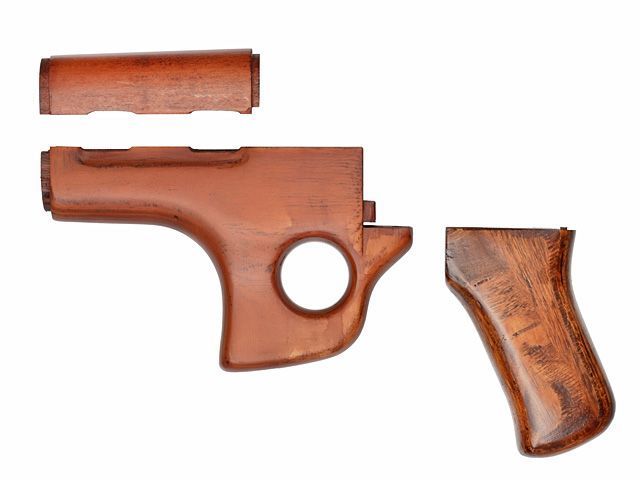 Комплект дерев'яної фурнітури для AKM [BattleAxe] W008_tw фото
