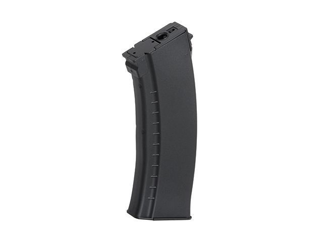 Пластиковый бункерный магазин Hi-Cap на 500 шаров, для АК74/АК-105 - Black, Cyma FBP0176B_BR фото