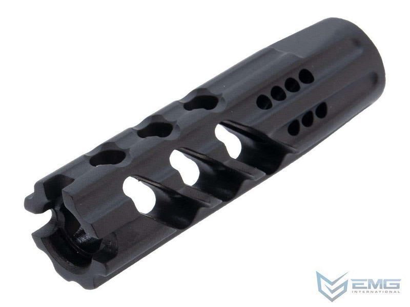 Полум'ягасник F-1 Firearms Angle Faced для різьби 14mm CCW &mdash; алюміній/чорний &mdash; EMG 89464_evk фото