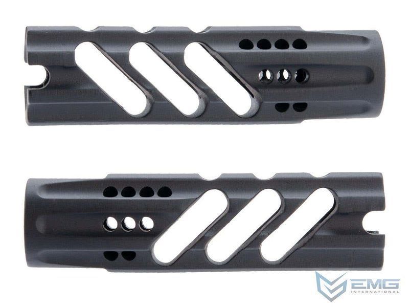 Полум'ягасник F-1 Firearms Angle Faced для різьби 14mm CCW &mdash; алюміній/чорний &mdash; EMG 89464_evk фото