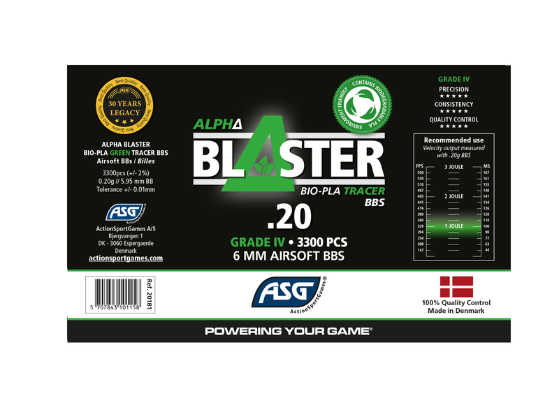 Alpha Blaster Green Tracer шарики BB, 0.20 г, 3300 шт, флакон 20186_ag фото