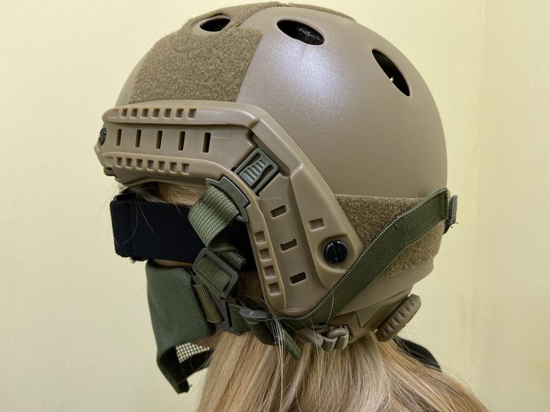 Маска Stalker Evo з монтажем для шолома FAST - Olive Drab [Ultimate Tactical] UTT-28-017152(MA-45-OD) фото