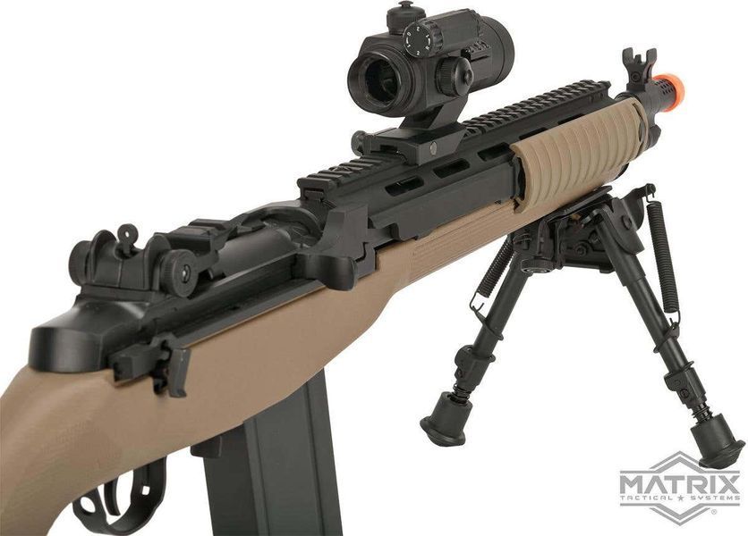 Винтовка Matrix M1A SOCOM 16 AEG с сошками &mdash; песочный 68292_evk фото