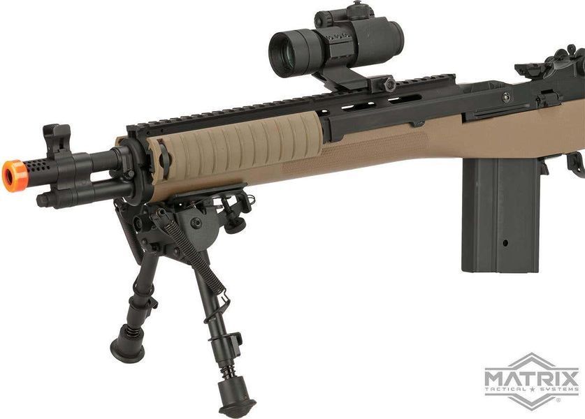 Винтовка Matrix M1A SOCOM 16 AEG с сошками &mdash; песочный 68292_evk фото
