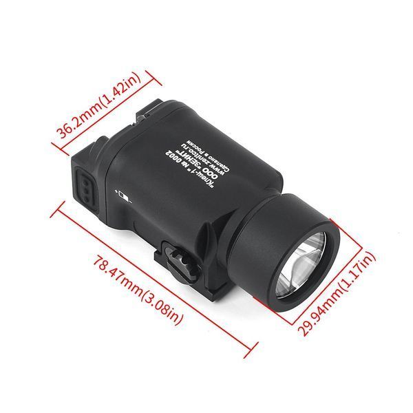Фонарь WADSN K-1 Gen2.0 алюминиевый &mdash; чёрный WD04066-BK-LOGO_evk фото