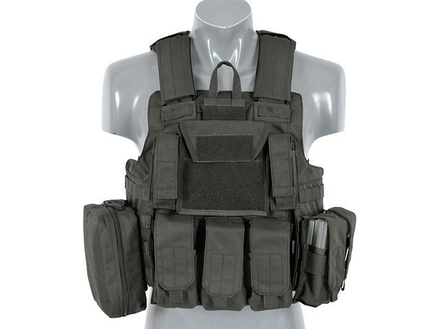 Реплика модульной бронесистемы (Combat Modular Armor System) &ndash; Черная (Black) [8FIELDS] M51611004-BK_tw фото