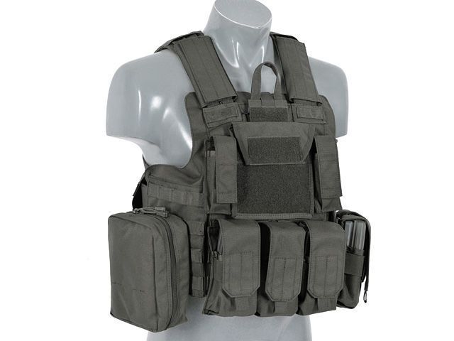 Реплика модульной бронесистемы (Combat Modular Armor System) &ndash; Черная (Black) [8FIELDS] M51611004-BK_tw фото