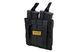 Открытый двойной подсумок для магазинов M4/M16 + пистолетных Emerson Gear - Чёрный EME-19-041260_gf фото 2