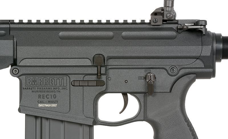 Страйкбольна гвинтівка EMG Barrett REC10 Eshooter ETU Black FB4199E_tw фото