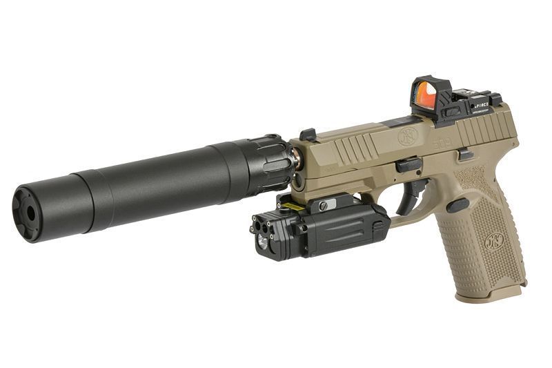 Страйкбольний пістолет Cybergun FN 509 GBB Black C006BK_tw фото