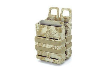 Кобура для страйкбола MOLLE под магазин 5.56 M4/M16 двойная открытая FMA TB-439_ct фото