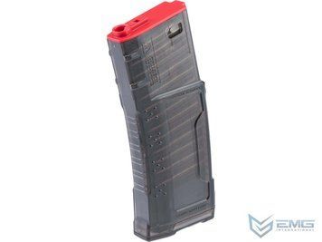 Магазин Strike Industries Super 250 куль мід-кап для M4 AEG &mdash; димчастий &mdash; EMG / King Arms 101030_evk фото