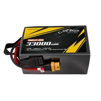 Tattu Semi-solid State 330Wh/kg 33000mAh 10C 51.8V 14S1P Lipo акумулятор Упаковка з AS150U-F пробкою TARBG3333K14S10X_gs фото