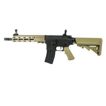 Автомат Classic Army MK-16 полімерний M4 AEG з цівкою M-LOK &mdash; двоколірний пісочний 31155_evk фото
