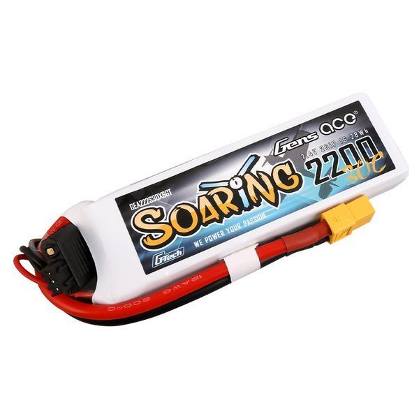 Gens ace G-Tech Soaring 2200mAh 7.4V 30C 2S1P Lipo акумулятор Pack with XT60 Plug GEA222S30X6GT_gs фото