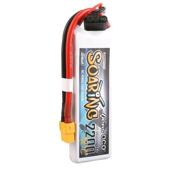 Gens ace G-Tech Soaring 2200mAh 7.4V 30C 2S1P Lipo акумулятор Pack with XT60 Plug GEA222S30X6GT_gs фото